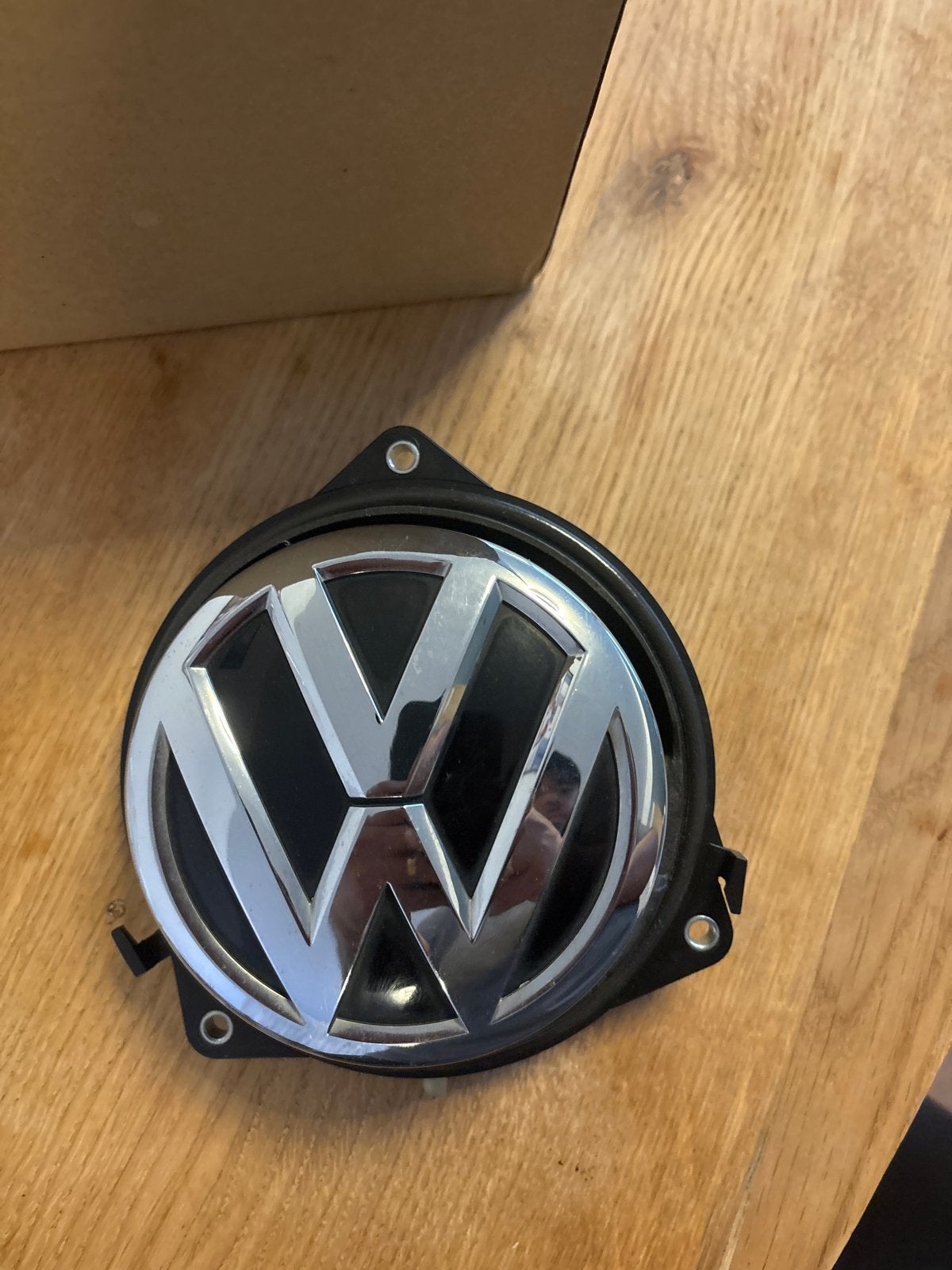 Volkswagen embleem voor, origineel, Ophalen, Gebruikt, Voor, Volkswagen