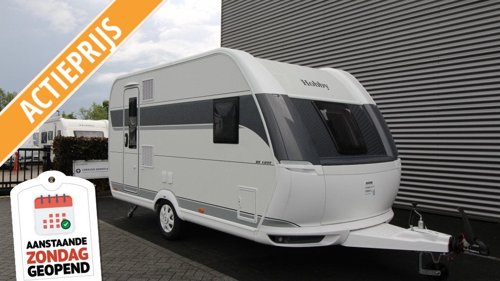 Hobby De Luxe 400 SFE ACTIEPRIJS, Hobby, Bedrijf, Treinzit, Reservewiel