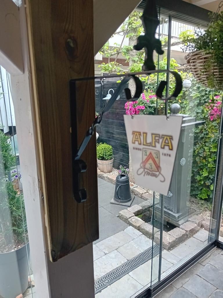Leuk uithangbord van Alfa bier, Ophalen of Verzenden, Overige typen, Overige merken