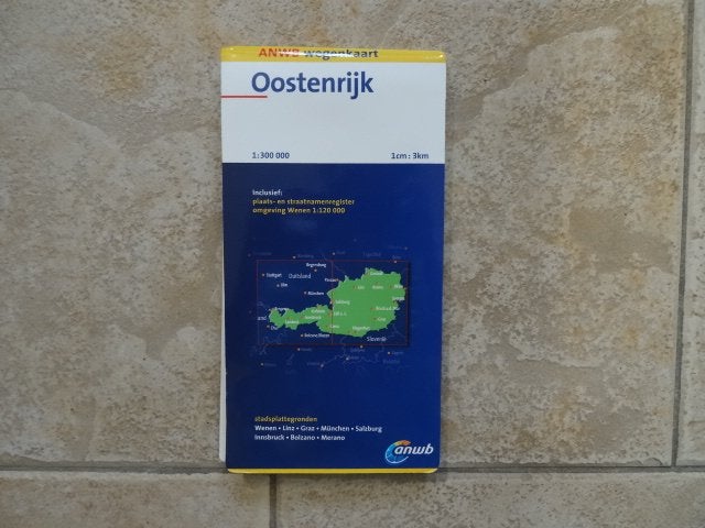 anwb wegenkaart Oostenrijk, karinthie, Wenen, Tirol, Boeken, 1800 tot 2000, Europa Overig, Ophalen of Verzenden, Landkaart