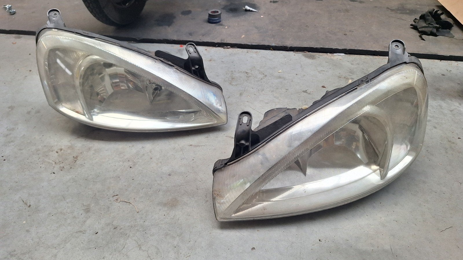 Koplampen Corsa C, Ophalen, Gebruikt, Opel