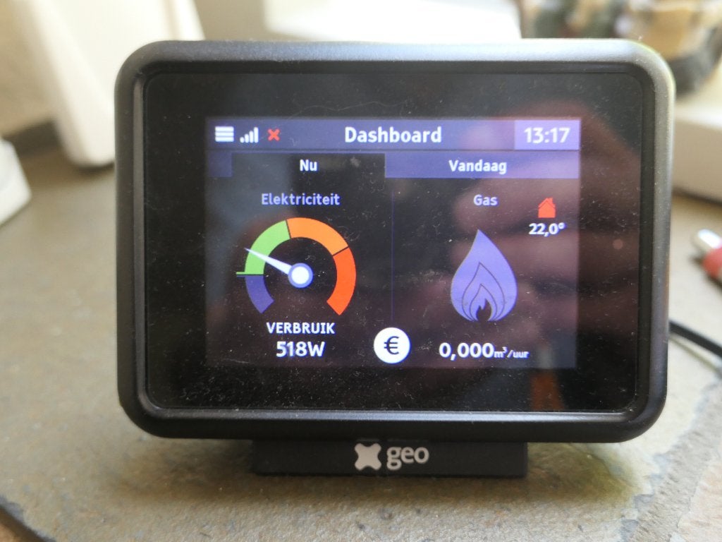 Energiedisplay GEO Trio II voor slimme meter, Ophalen of Verzenden, Nieuw, Elektriciteit