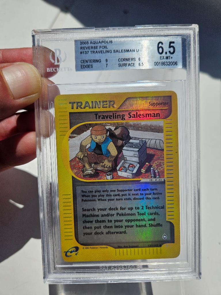 Vintage traveling salesman, Hobby en Vrije tijd, Verzamelkaartspellen | Pokémon, Ophalen of Verzenden, Zo goed als nieuw