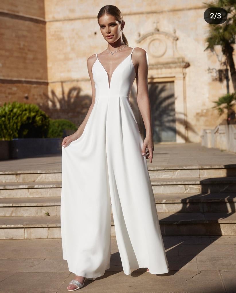 Trouwjumpsuit bruidspak jumpsuit bruid Liv bruidsjumpsuit, Kleding | Dames, Trouwkleding en Trouwaccessoires, Ophalen of Verzenden