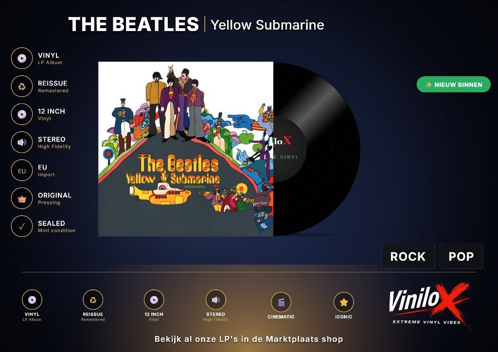 The Beatles – Yellow Submarine | LP, Inclusief binnenhoes, Ophalen of Verzenden, Zo goed als nieuw, 12 inch