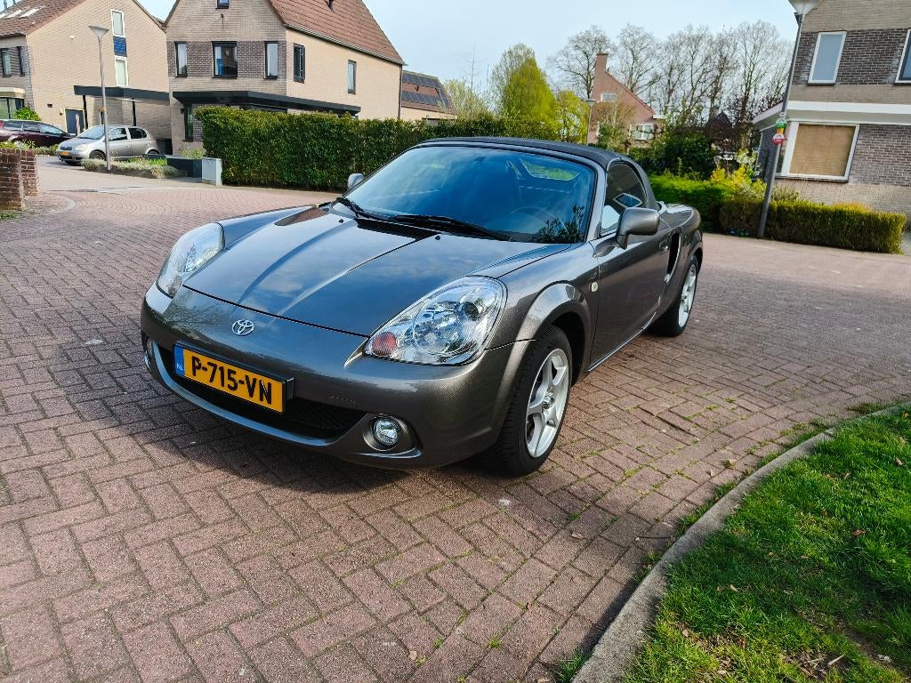 Toyota MR2 1.8 16V Speedshift 2004 Grijs, Auto's, Automaat, 980 kg, 4 cilinders, Cabriolet