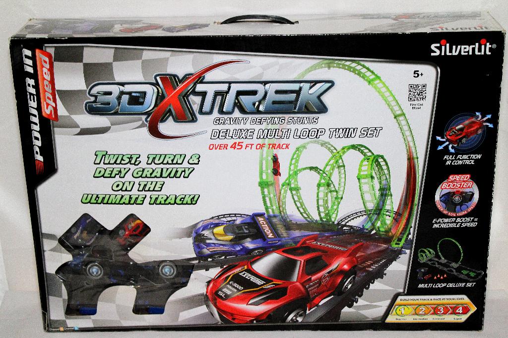 Silverlit 3DX Trek racebaan ( compleet en getest ), Verzamelen, Speelgoed, Gebruikt, Ophalen