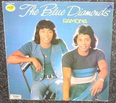 The Blue Diamonds – Ramona 1981 LP1257, Inclusief binnenhoes, Ophalen of Verzenden, Gebruikt, 12 inch