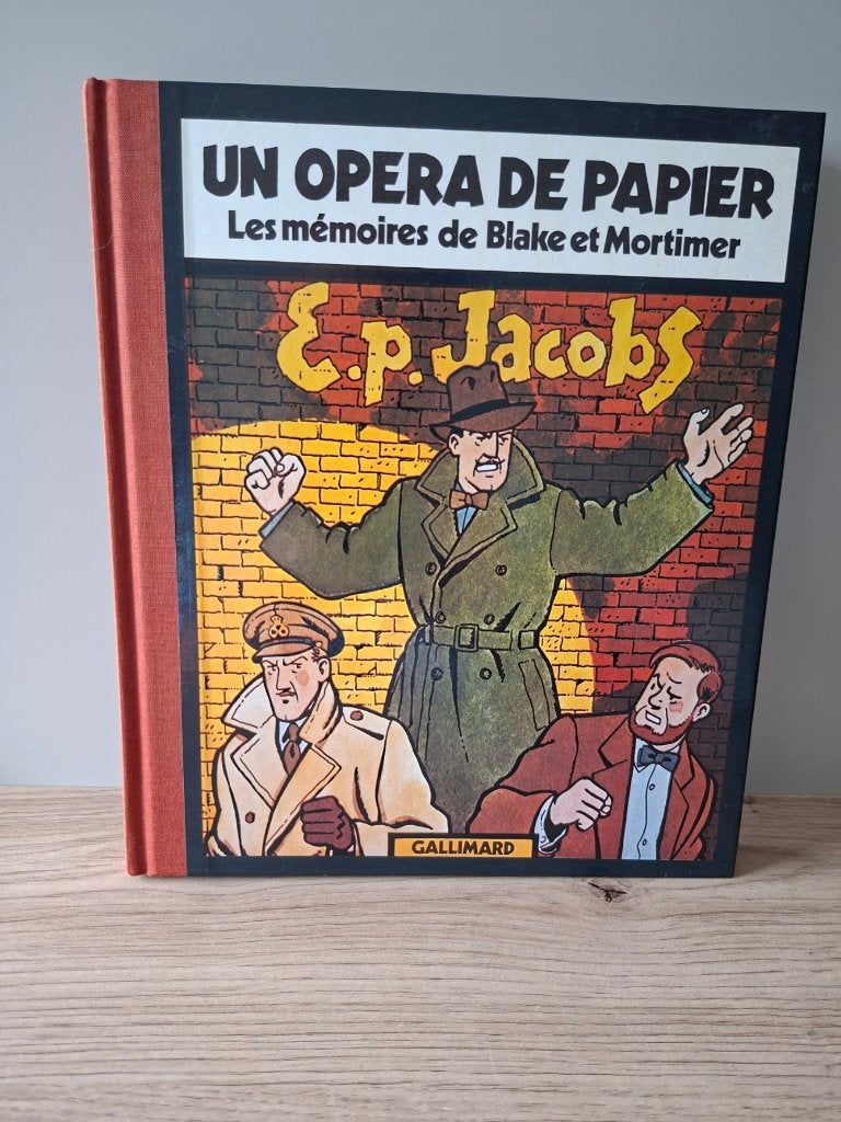 Blake en Mortimer: Un opera de papier, Eén stripboek, Ophalen of Verzenden, Zo goed als nieuw