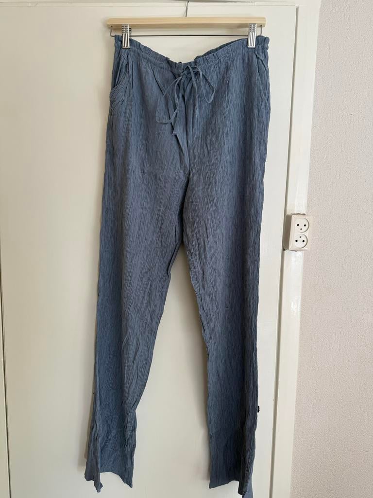 Zara broek maat L, licht blauw, Kleding | Dames, Broeken en Pantalons, Blauw, Maat 42/44 (L), Ophalen of Verzenden, Lang
