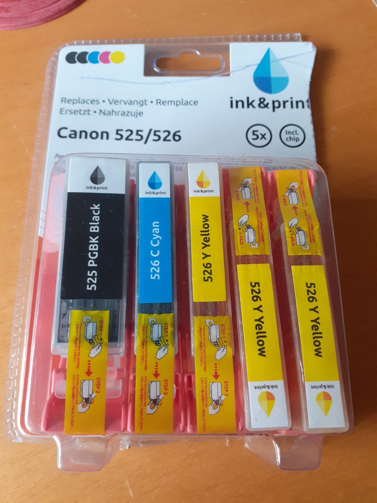 canon 525/526 inkt printer cartridge, Ophalen, Nieuw