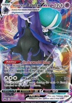 Shadow Rider Calyrex VMAX – 075/198 – Chilling Reign – NM, Ophalen of Verzenden, Nieuw, Losse kaart