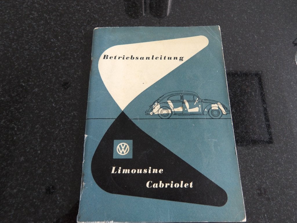 Volkswagen Bril Kever Limousine Cabriolet - Handleiding, Verzenden