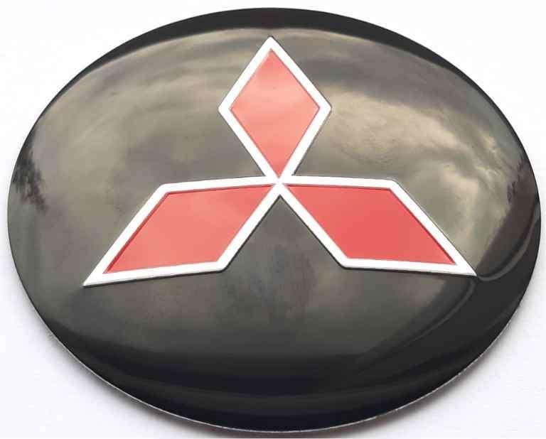Mitsubishi naafdop sticker, Verzenden