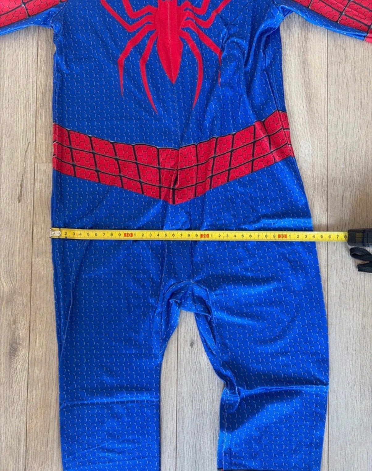 Spiderman Kostuum Kinderen - Superhelden Pak Maat 130, Verzenden, Gebruikt