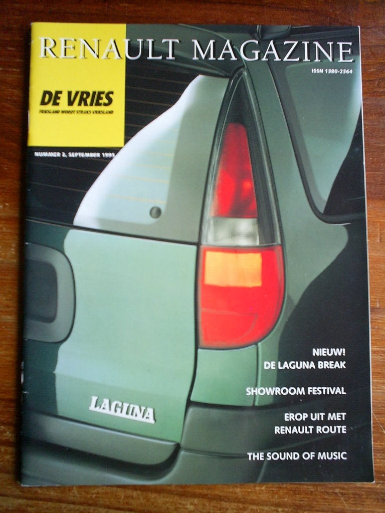 Renault Magazine Alle Modellen o.a. F-1 Senna, Ophalen of Verzenden, Zo goed als nieuw, Renault