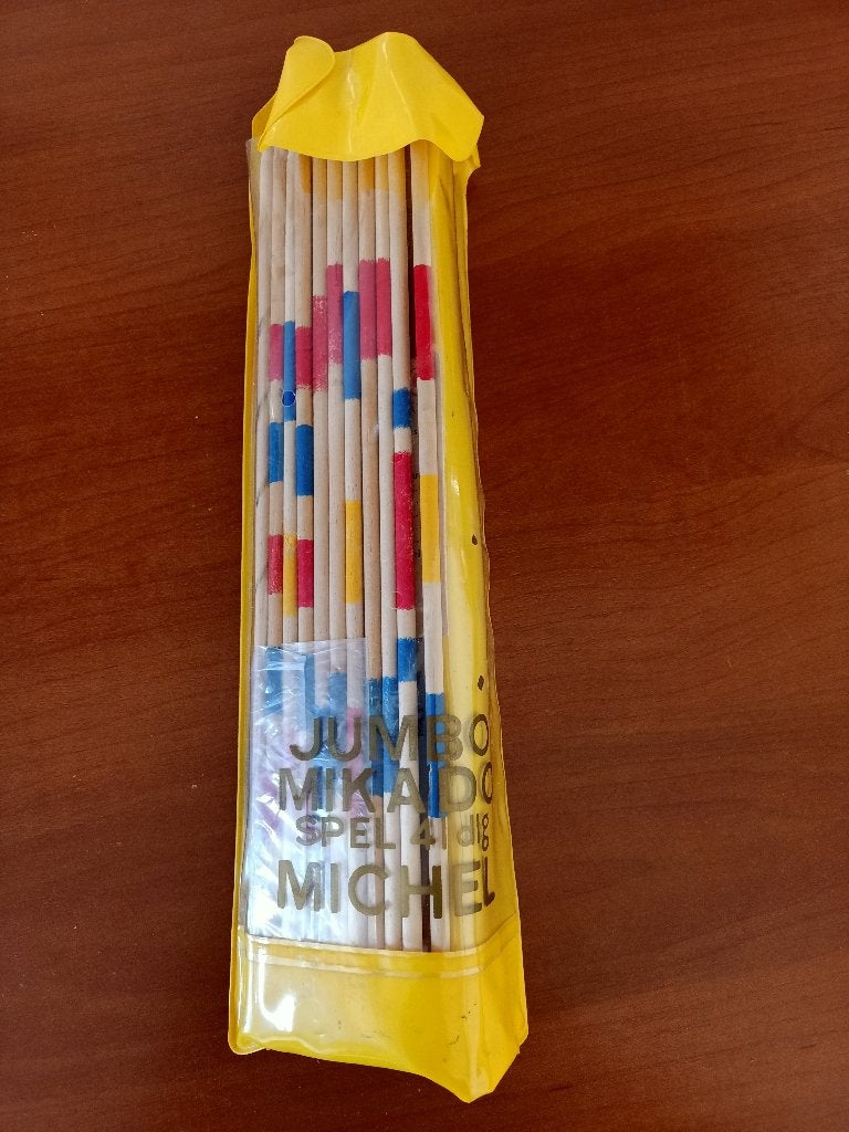 houten mikado, Hobby en Vrije tijd, Gezelschapsspellen | Bordspellen, Een of twee spelers, Ophalen, Gebruikt, Jumbo