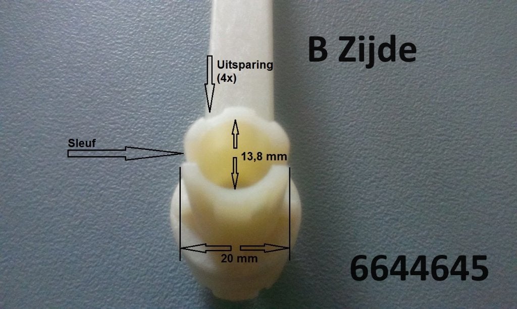 6644645 Ventielsleutel 2-zijdig voor rubberboot ventielen, Ophalen of Verzenden, Nieuw, Overige typen