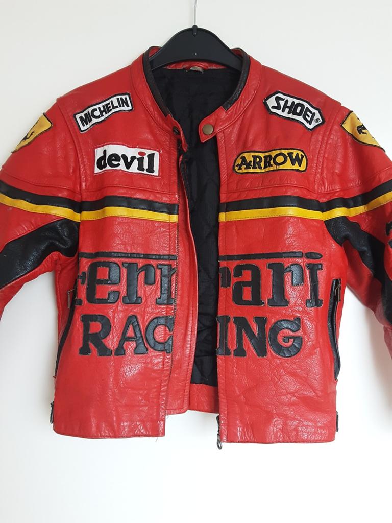 Ferrari leer kinder jack, Ophalen of Verzenden, Tweedehands, Jas | leer