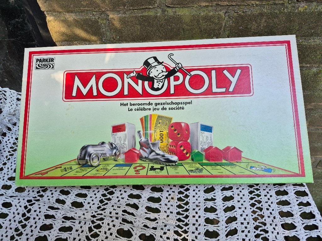 Monopoly (Belgische Editie), Drie of vier spelers, Ophalen of Verzenden, Gebruikt, Parker