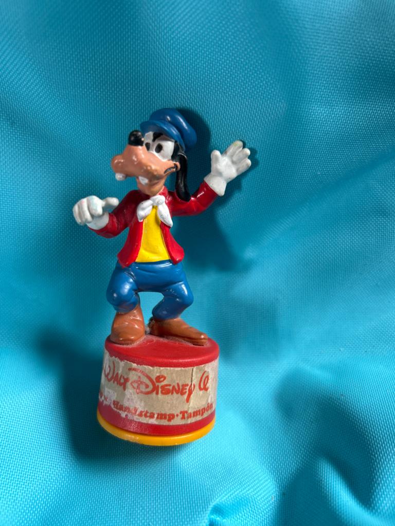 Vintage Goofy stempel - West-Duitsland, Verzamelen, Poppetjes en Figuurtjes, Ophalen of Verzenden, Gebruikt