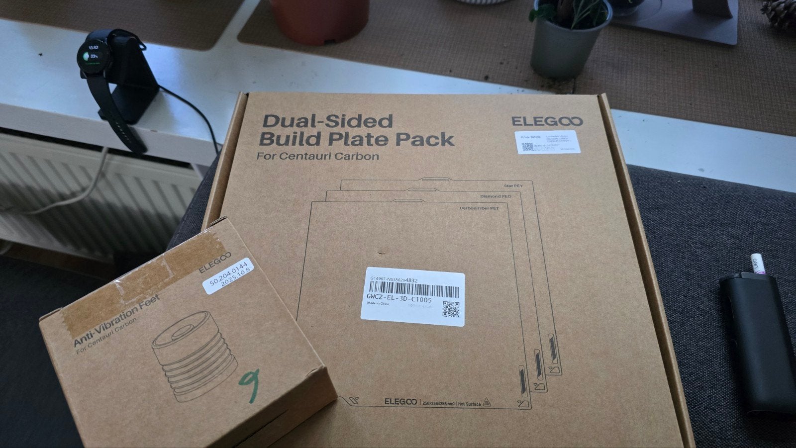 Elegoo Dual-Sided Build Plate Pack & Anti-Vibration Voeten, Computers en Software, Ophalen, Nieuw, Elegoo