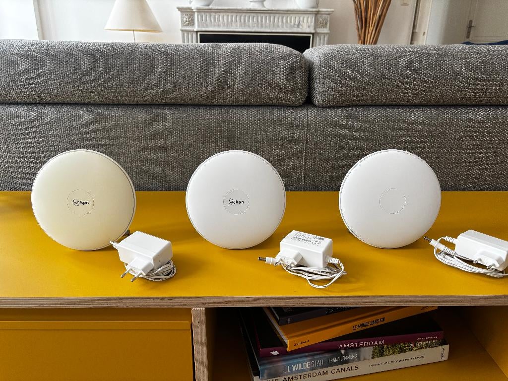 KPN SuperWifi 3 stuks - Mesh Plug&Play - Gratis verzending, Computers en Software, WiFi-versterkers, Verzenden, Gebruikt, Kpn