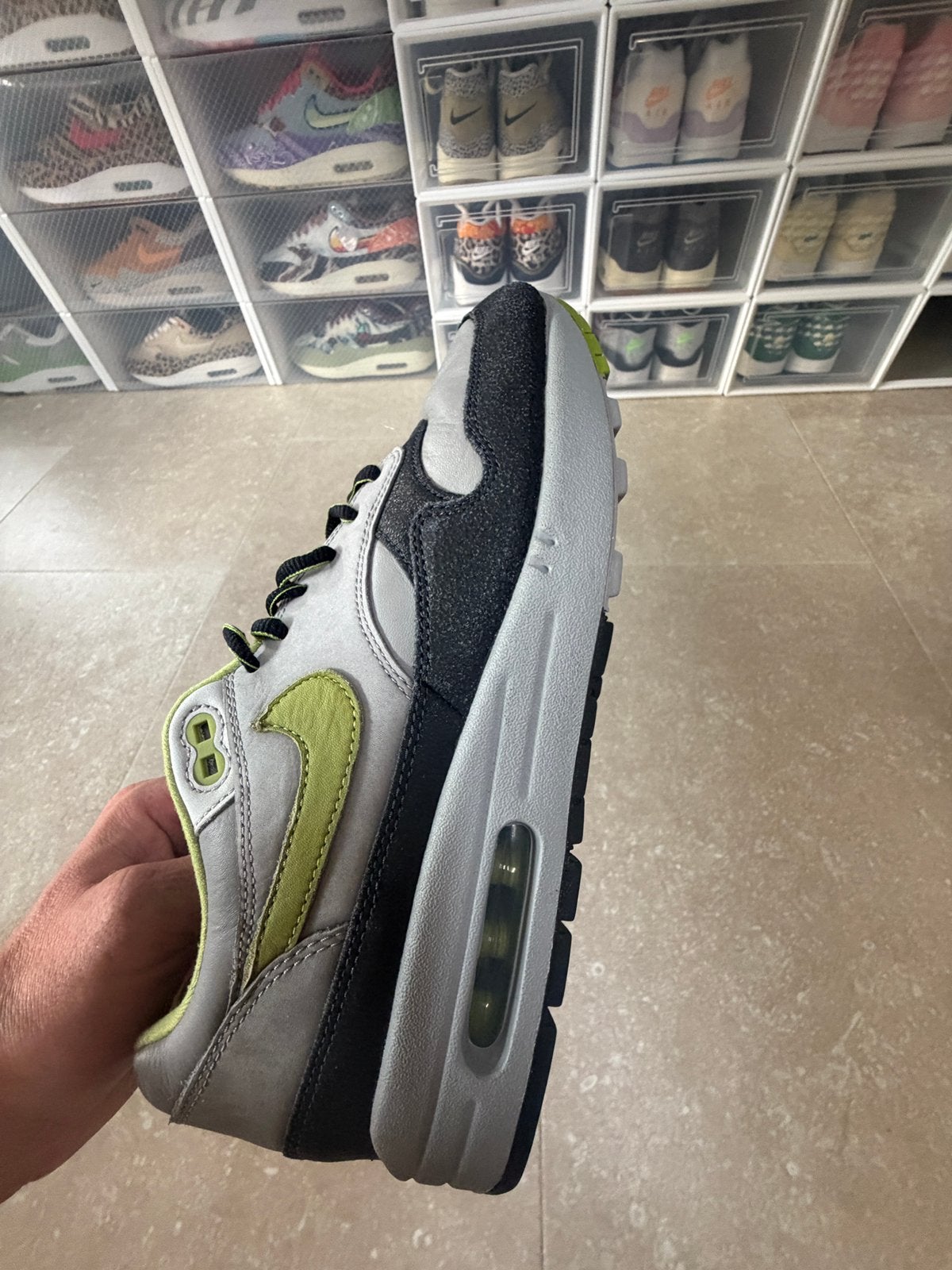 Air Max 1 “Huf Pear”, Ophalen of Verzenden, Zo goed als nieuw, Overige kleuren