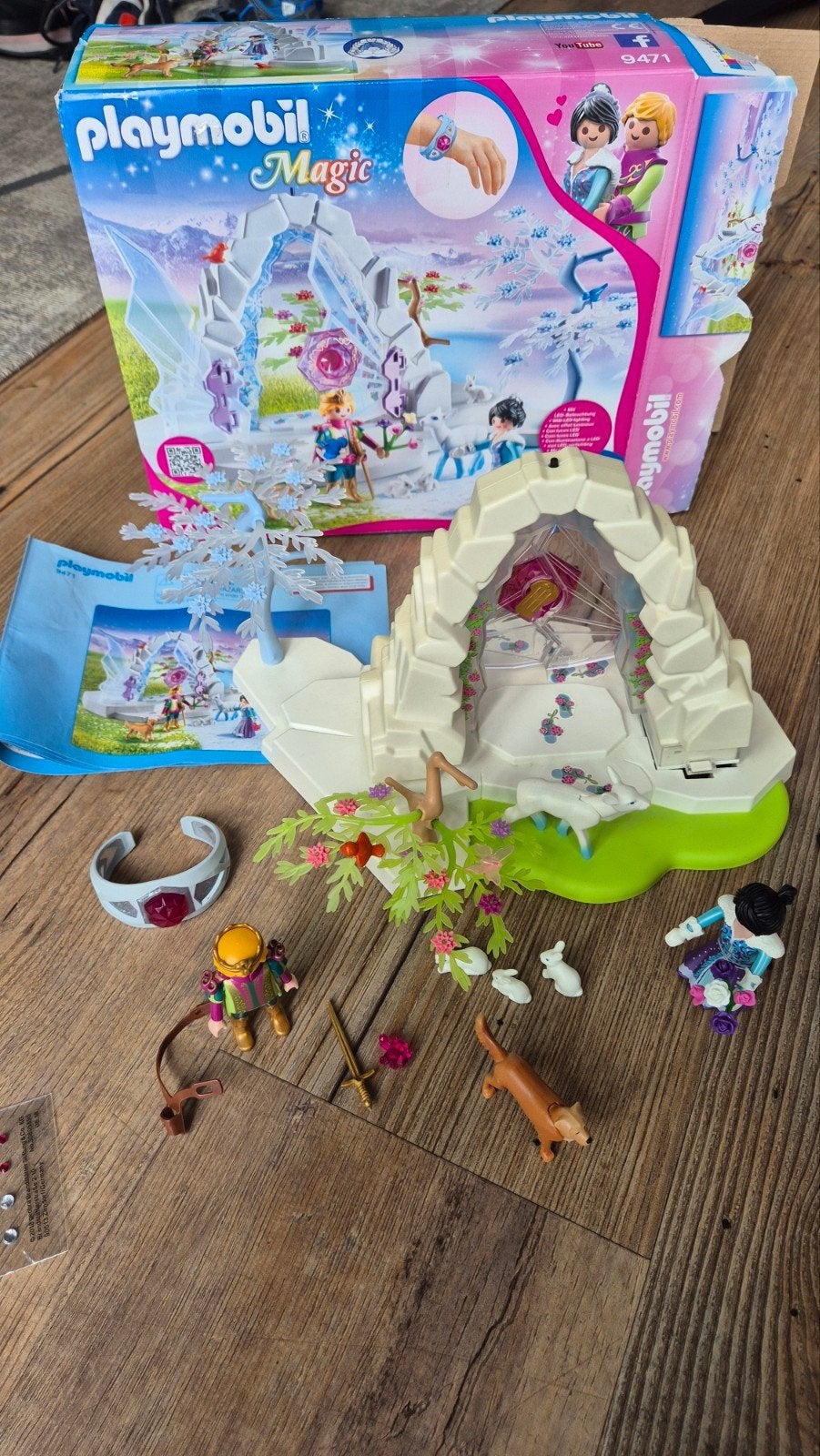 Playmobil Magic 9471 Kristallen Grot met Licht, Ophalen, Zo goed als nieuw
