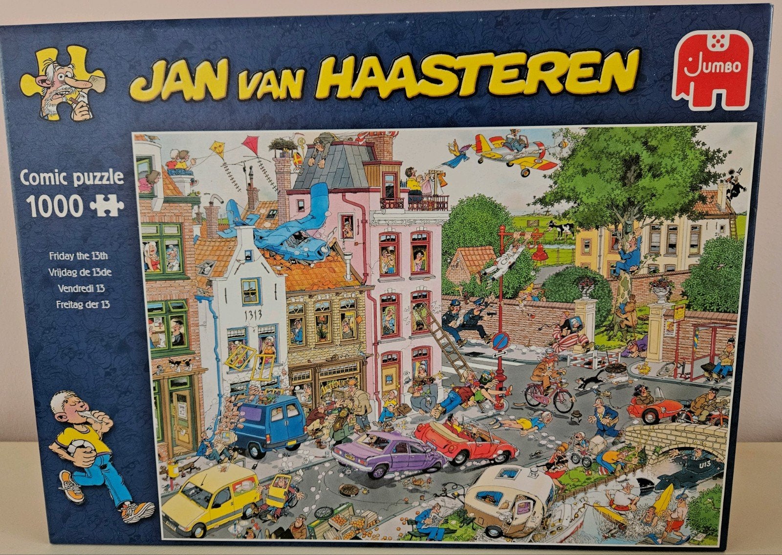 🧩 Jan van Haasteren Vrijdag de 13e Legpuzzel 1000 stukjes, Ophalen of Verzenden