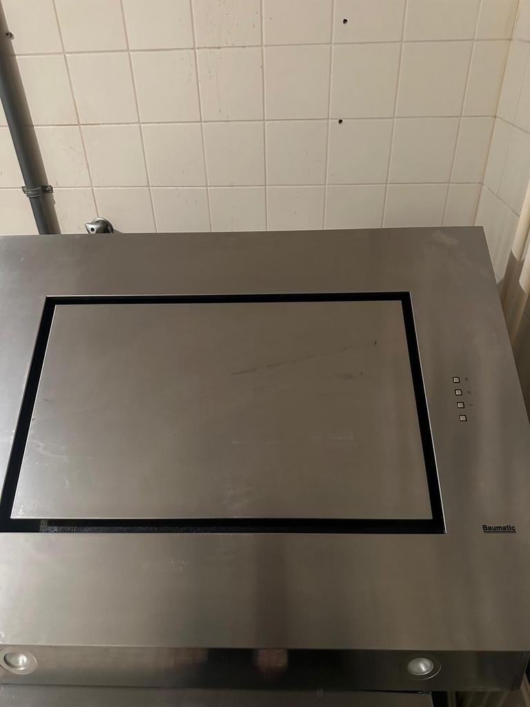 Baumatic Inbouw Afzuigkap - RVS - Zo goed als nieuw, Onderbouw afzuigkap, Ophalen of Verzenden, Zo goed als nieuw, Inbouw