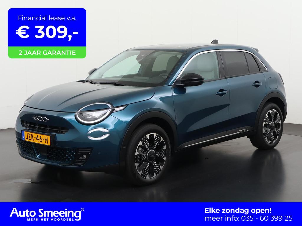 Fiat 600 1.2 Hybrid La Prima | Leder | Camera | Adaptive cru, Auto's, Fiat, Bedrijf, Te koop, ABS, Achteruitrijcamera, Adaptive Cruise Control