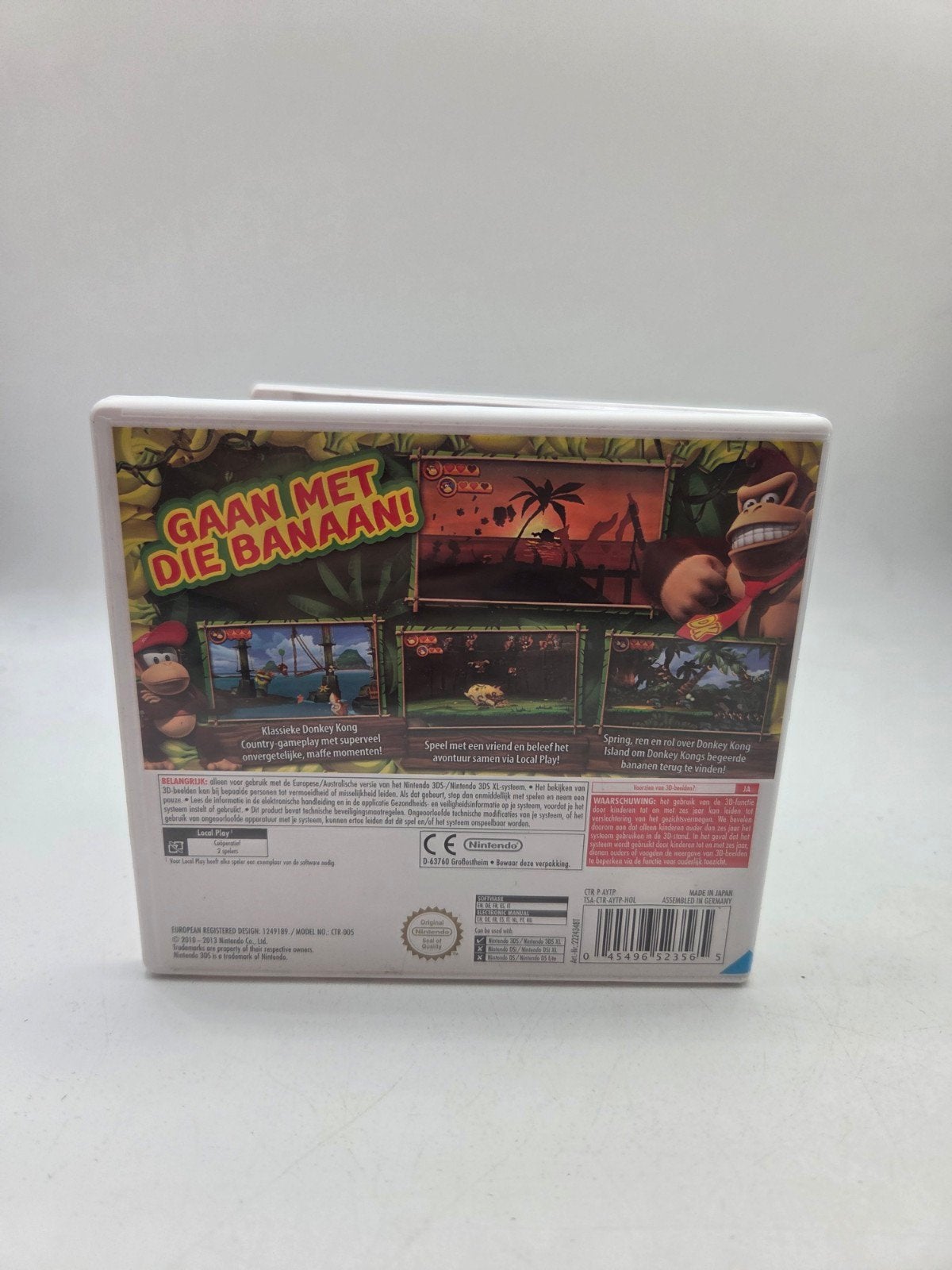 Donkey Kong Country Returns 3D - Nintendo 3DS, Nintendo, 1 speler, Zo goed als nieuw, Vanaf 3 jaar