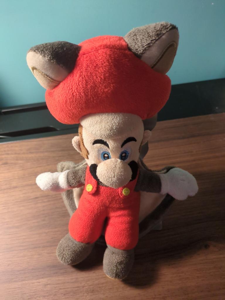 Super Mario Tanooki Mario Knuffel - Zo goed als nieuw, Ophalen, Overige typen, Zo goed als nieuw, Nintendo