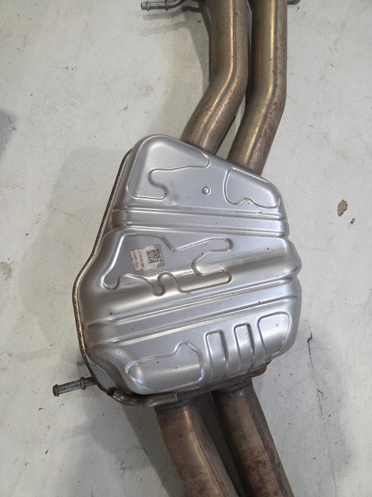 Originele uitlaat q8 tfsi e 60 te koop, Ophalen, Gebruikt, Audi