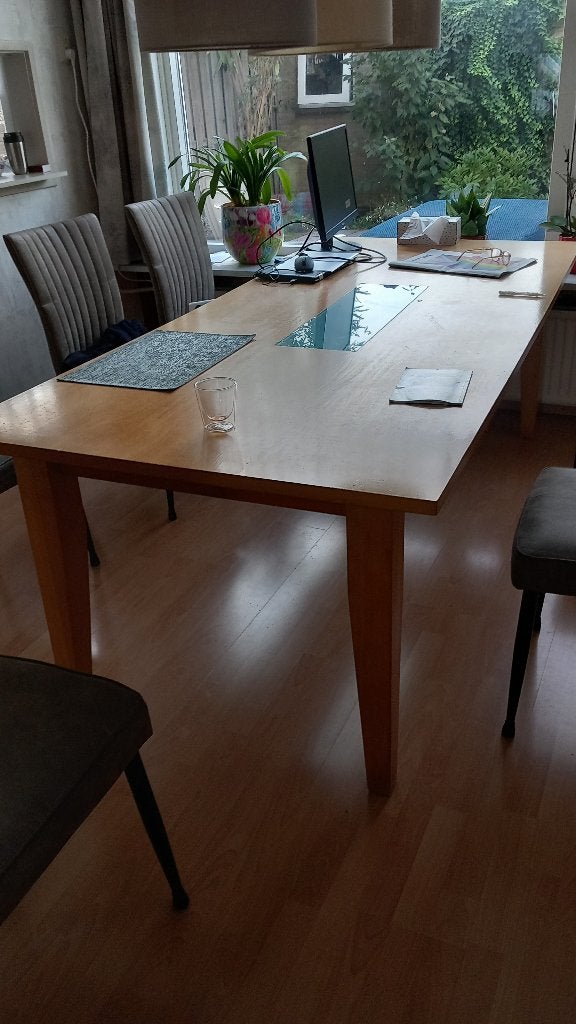 eettafel/salontafel, Ophalen, Gebruikt, Rechthoekig, 50 tot 100 cm