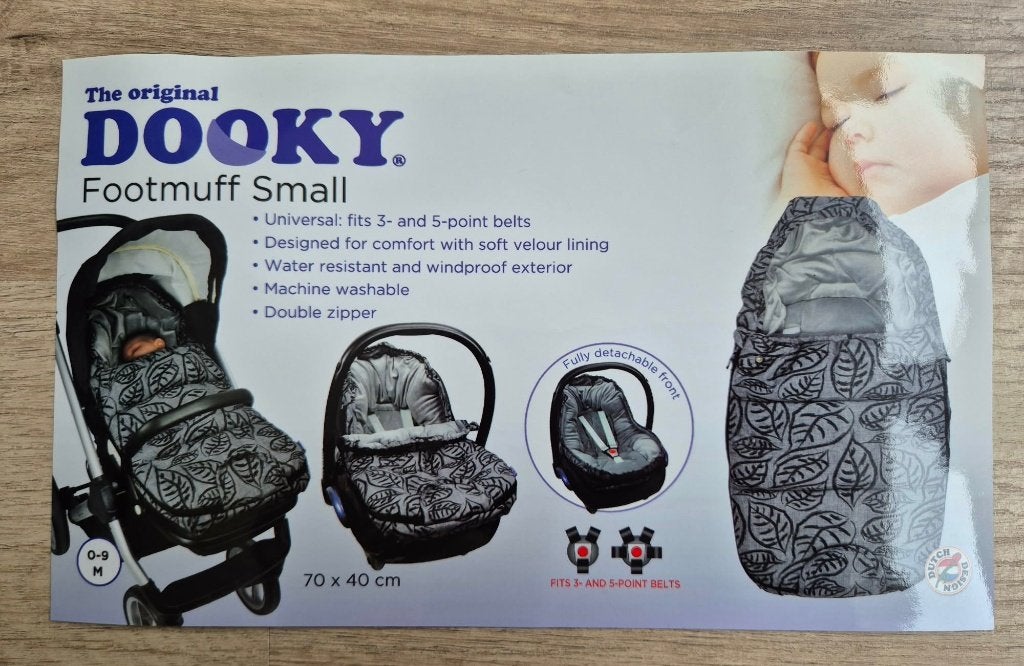 Dooky voetenzak Maxi Cosi groep 0+ 3/5 punts gordel, Overige merken, Overige methoden, Ophalen of Verzenden, Zo goed als nieuw