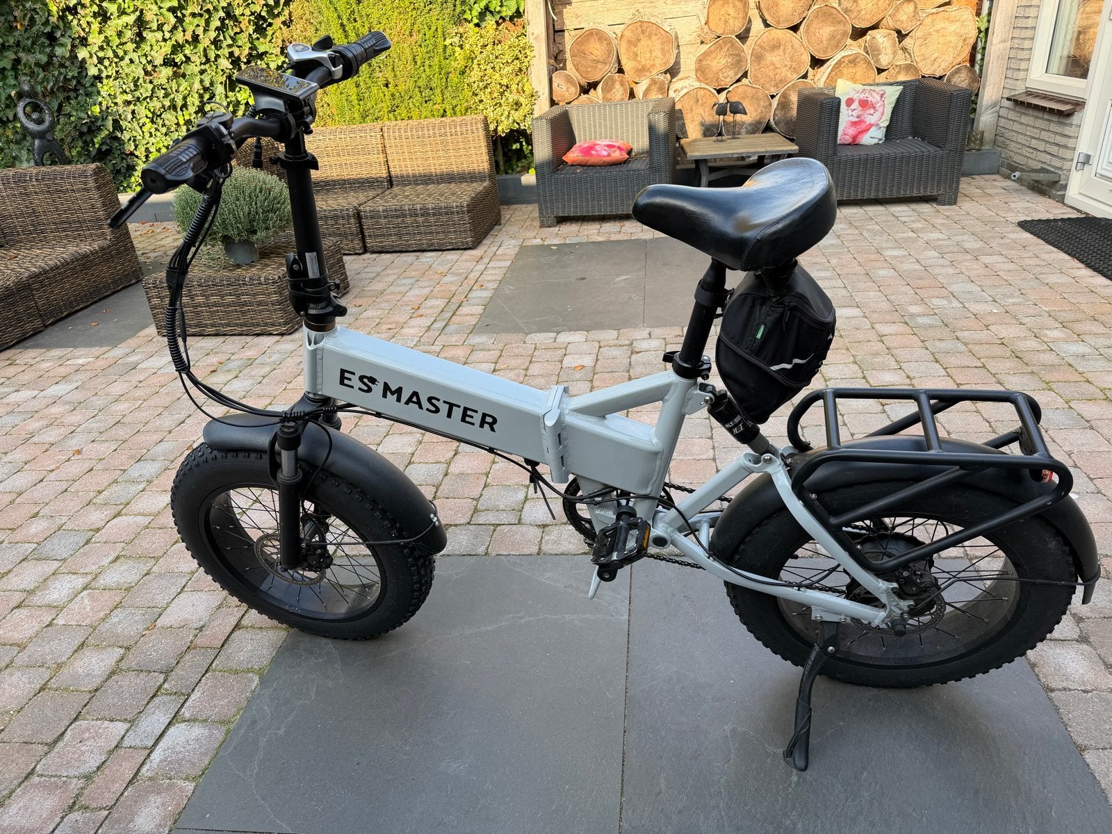 ESMASTER opvouwbare elektrische fiets - Zo goed als nieuw, Zo goed als nieuw, Minder dan 47 cm, 50 km per accu of meer, Ophalen