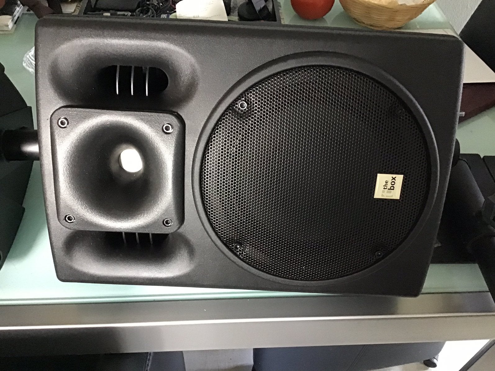 Actieve speakers The box pa 108a, Ophalen, Zo goed als nieuw, Minder dan 500 watt