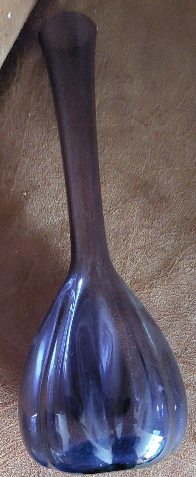 Vintage paarse glazen vaas, Ophalen of Verzenden
