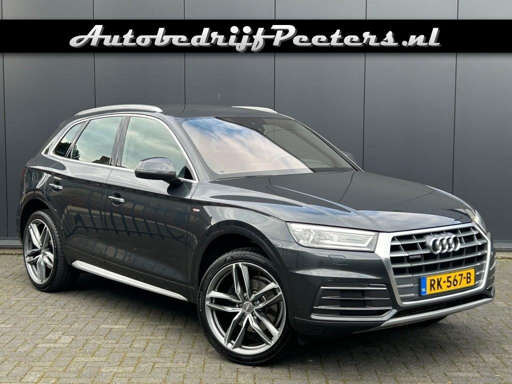 Audi Q5 2.0 TFSI quattro S-Line LED Leder V-Cockpit Cruise C, Auto's, Audi, Automaat, Gebruikt, Euro 6, 4 cilinders