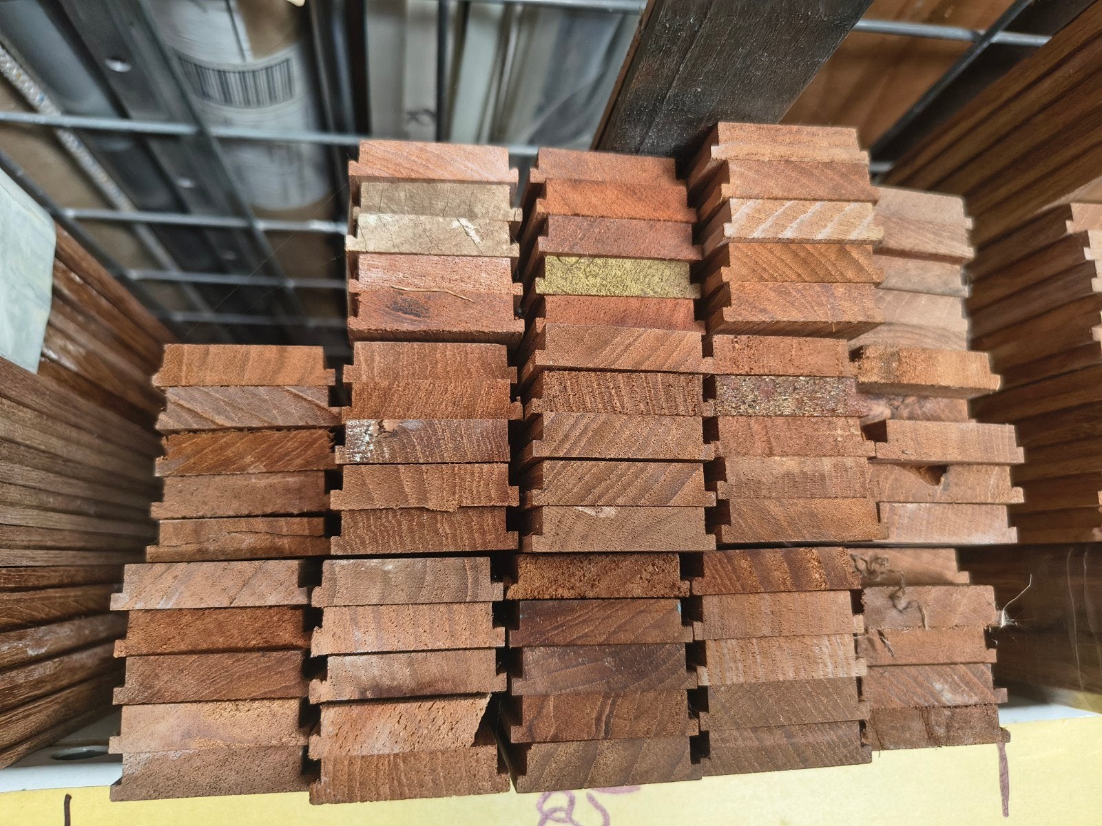Teak deklatten 10x42mm - Lengtes 60 tm 90cm, Ophalen of Verzenden, Nieuw, Onderhoud en Reparatie