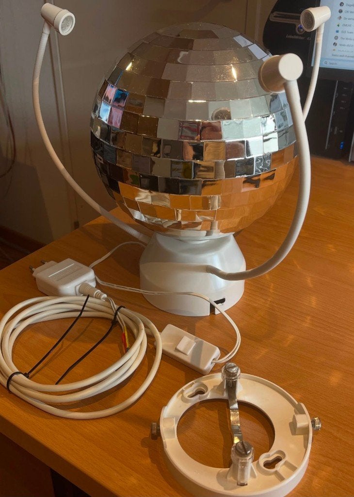 Ikea Dansa discobal, Muziek en Instrumenten, Licht en Laser, Ophalen of Verzenden, Gebruikt, Discobol, Kleur