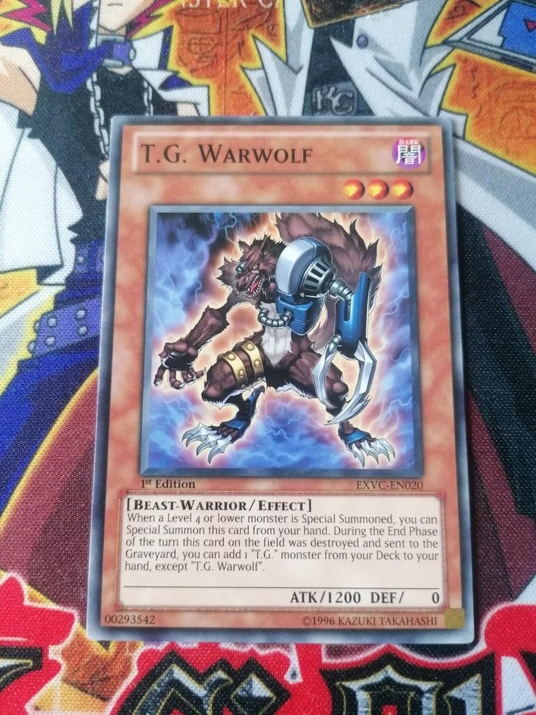 TG Warworlf - EXVC - Yu-Gi-Oh, Ophalen of Verzenden, Zo goed als nieuw