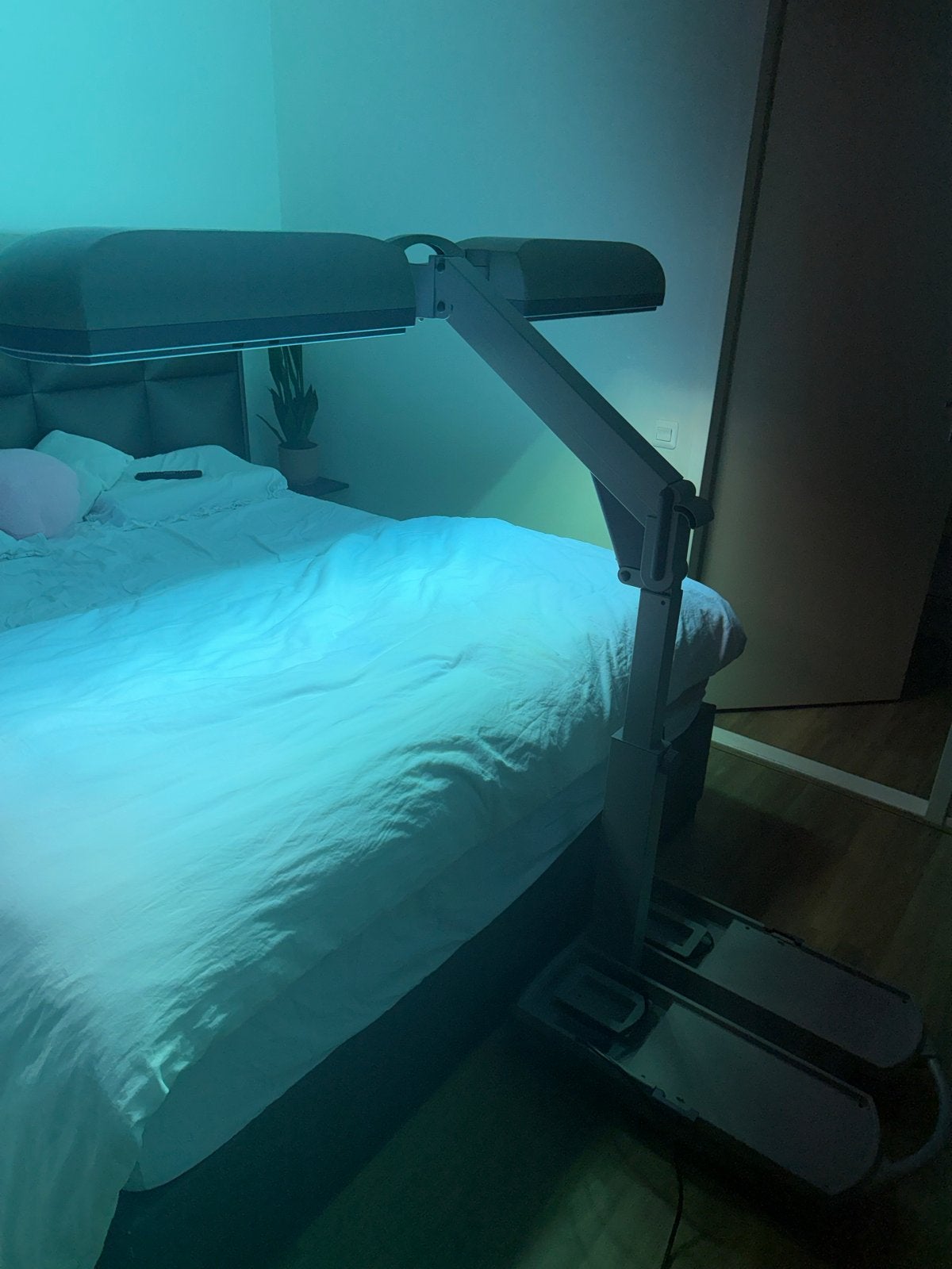 Philips Sunmobile Suncare HP 3701 Zonnebank - z.g.a.n, Ophalen, Zo goed als nieuw, Zonnebank dubbelzijdig, Minder dan 10 lampen