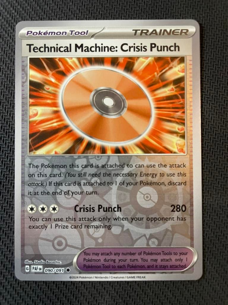 Technical Machine: Crisis Punch Reverse Holo Paldean Fates, Ophalen of Verzenden, Zo goed als nieuw