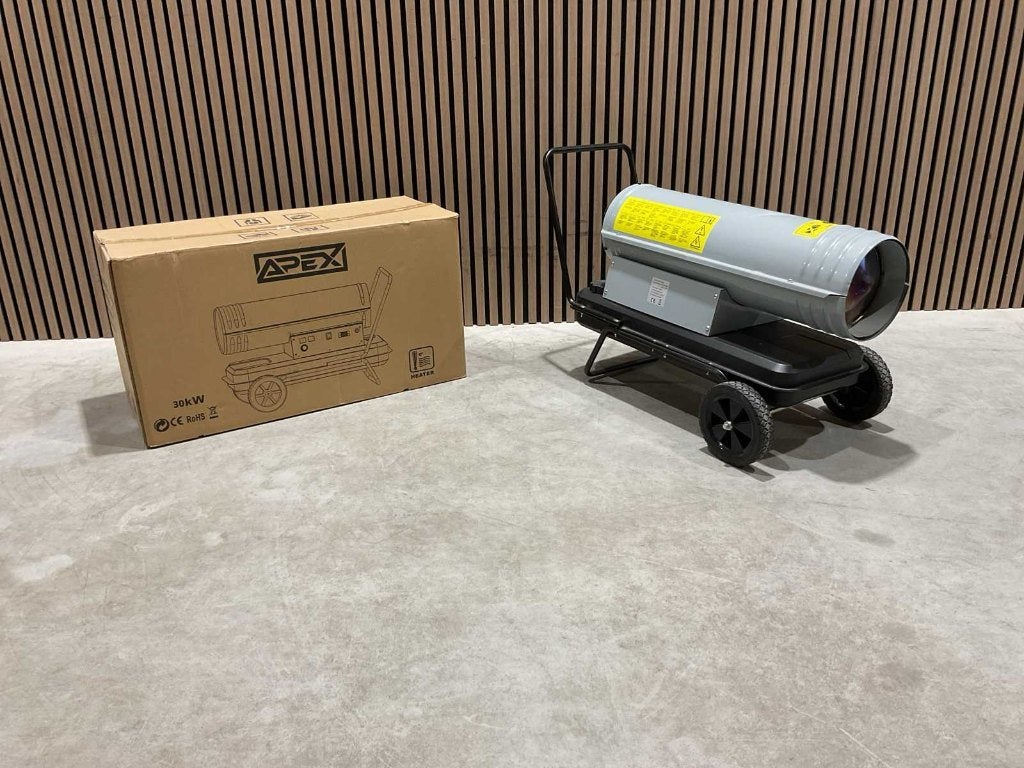 APEX LXC30 Heteluchtkanon diesel heater nieuw in doos ‼️, Doe-het-zelf en Verbouw, Verwarming en Radiatoren, Ophalen, 30 tot 80 cm