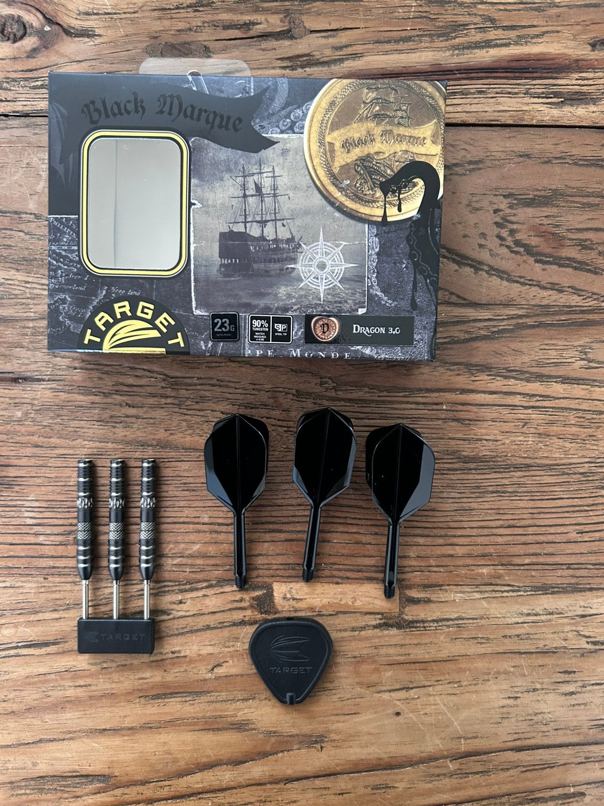 Target Japan Black Marque Dragon 3.0 in 23 gram, Ophalen of Verzenden, Zo goed als nieuw, Pijlen