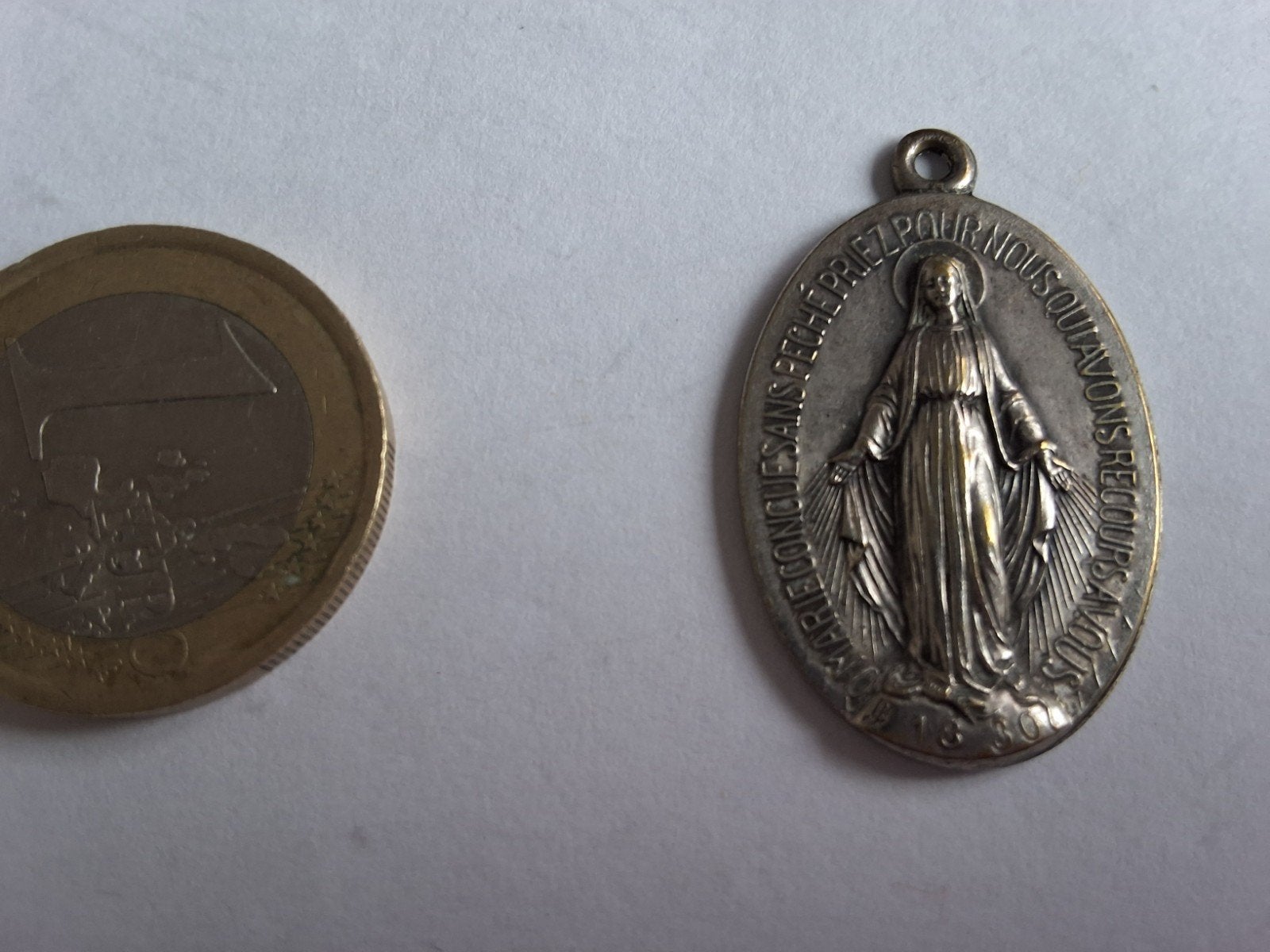 Wonderdadige Medaille - Maria zonder zonde ontvangen 1830, Ophalen of Verzenden