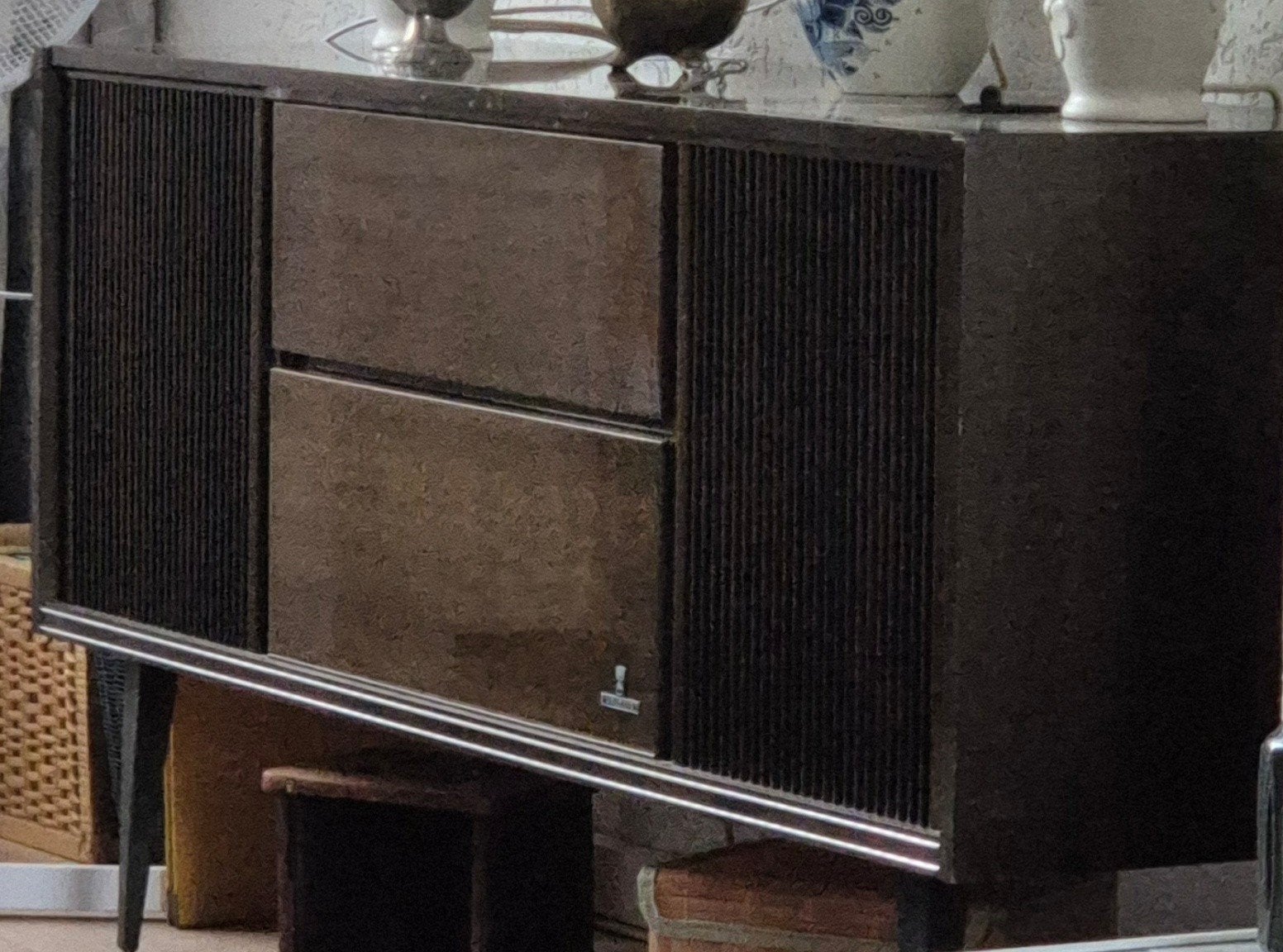 Grundig Stereo-Konzertschrank Rossini 10 met platenspeler, Audio, Tv en Foto, Platenspelers, Ophalen, Gebruikt, Overige merken
